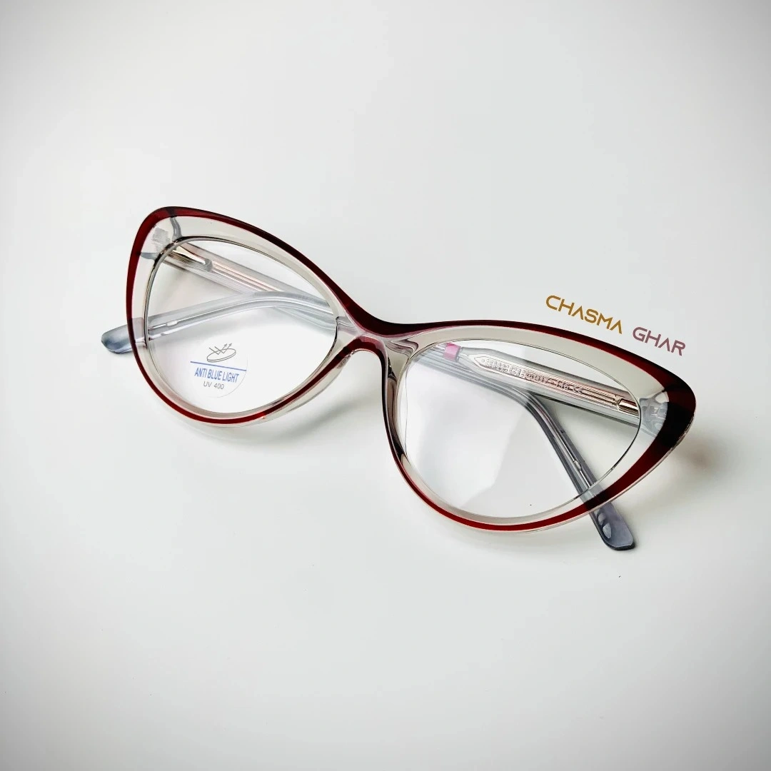 Elegance CatEye | Wine Red